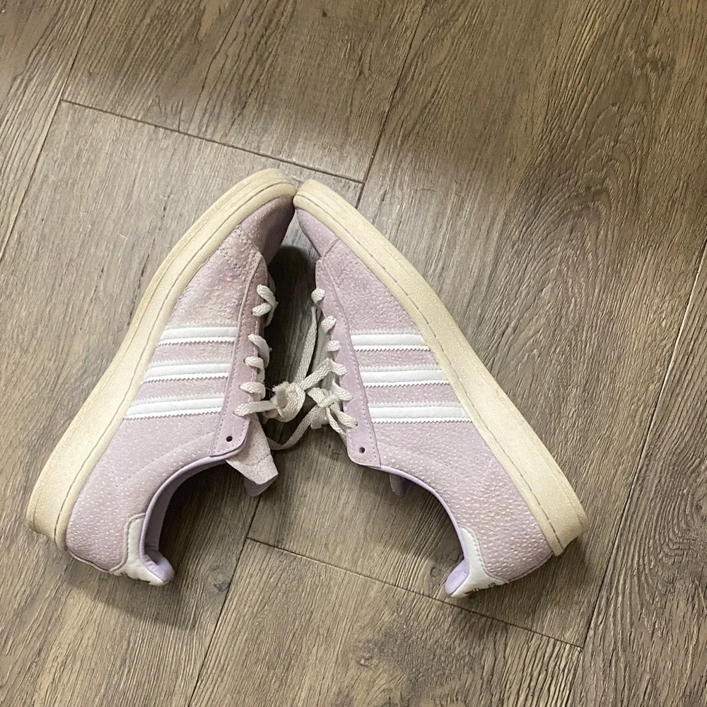Adidas Frosted Cupcake Lavender suede Sneakers